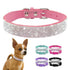 Soft Suede Leather Puppy Dog Collar